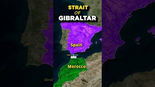 Strait of Gibraltar Origin and significance #keyfacts #straitofgibraltar #geography #mapping