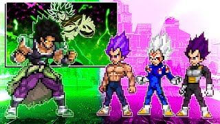 COLOQUEI O BROLY OP VS TODAS AS FORMAS DO VEGETA DO MUGEN