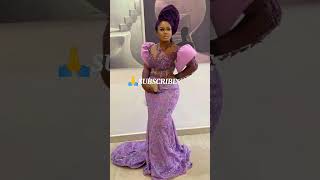 Latest Asoebi Lace gown styles 2023