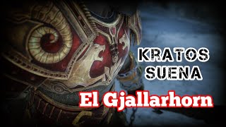 Kratos hace sonar el Gjallarhorn | La mejor escena de God of War Ragnarok en español latino.