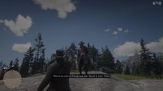 RDR2 - If he would've been nice i wouldn't have robbed him