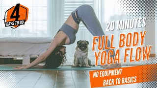 20 MIN Full Body Yoga Flow for Beginners|Day 4 Back to Basics|