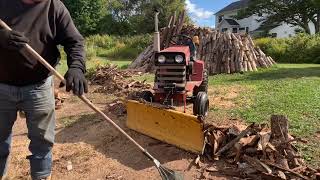 Bulldozer work, woodyard clean up, wood getting done