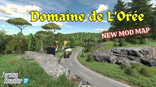 "DOMAINE DE L'ORÉE" FS22 Map Tour/Review | New Mod Map | Farming Simulator 22 | PS5