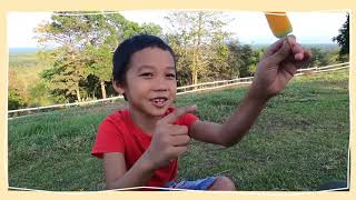 HORSES and ICE CREAM !!! A fun day at the ranch.