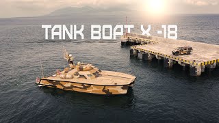 TANK BOAT X-18 PT. PINDAD ARMED BY JOHN COCKERILL DEFENSE  OVERVIEW VIDEO