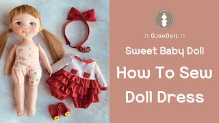 making a sweet baby doll dress / Baby Bodysuit