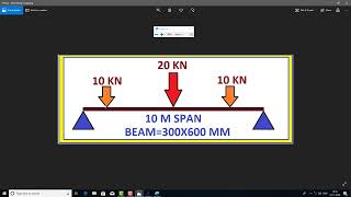 Beam Analysis using staad pro