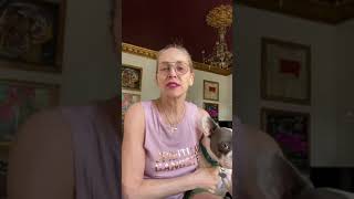 Sharon Stone in Instagram live