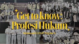 Kelompok 5: Get to Know Profesi Hukum Goes to SMAN 48 Jakarta!