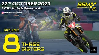 Round 8 of the 2023 Tripz British Supermoto Championship LIVE from Three Sisters