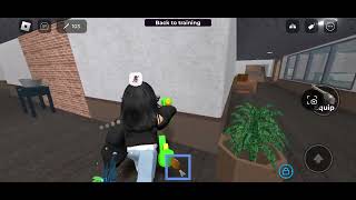 playing mm2 aim trainer!!! | roblox