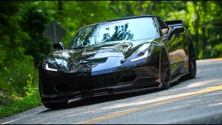 C7 Corvette - Tail of the dragon, brutal sounds - 360 chase view