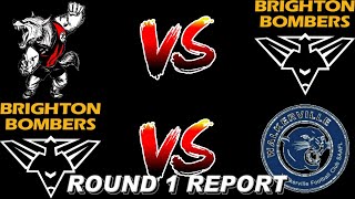 BDOS U14 ROUND 1 REPORT | TEA TREE GULLY & WALKERVILLE | SANFL Juniors 2020