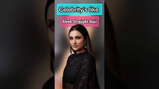 Sleek Straight Hairstyle ✅ #hairstyleshorts #ashortaday #celebrityhairstyle