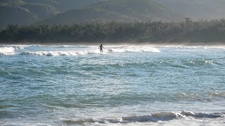 Малоизвестный пляж в Санья - пляж Хоухай (Houhai, Sanya) - серфинг в Санья