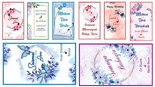 DESIGN WEDDING || Free Download Cdr Corel Draw X7