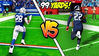 Can Derrick Henry Score a 99 Yard Touchdown Before Jonathan Taylor in Madden 23?