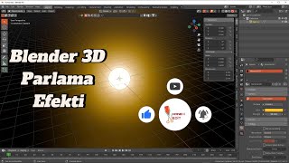 Blender 3D Parlama Efekti Yapımı