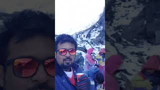 Snow in Manali Dec 2022 #pandeypedia #shorts #youtubeshorts #traveler #viralvideo #trending #trend