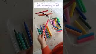 Fun Learning activity with markers 🖊️ #activities #educationalgames #kidfriendly #funlearning