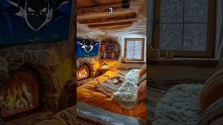 Which bedroom would you enjoy winter forever?✨❄️ #aesthetic #aurora #relaxing #vibes #asmr