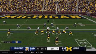 CFB25 dynasty with San Jose State S6W7 Vs Michigan! We fell off!