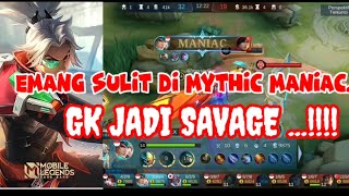 ZILONG SAVAGE gk jadi (solo pushrank mythic)#mlbb