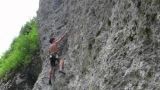 Climbing at Promeghin (Trentino)