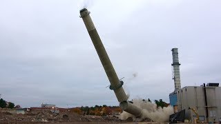 VERSO Paper Mill 360’ Windscreen and Flue - Controlled Demolition, Inc.