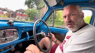 Short ride in the 1958 A35 Austin car