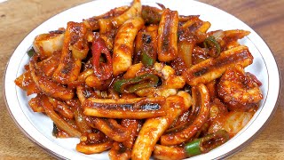 오징어볶음 양념 10배 맛있는 황금레시피! 집에서 맛집 오징어볶음 만들어보세요!