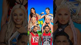 Jimmy Uso, Raquel Rodriguez & Liv Morgan vs. Tiffany Stratton, Rhea Ripley & Jey Uso 😈 #wwe