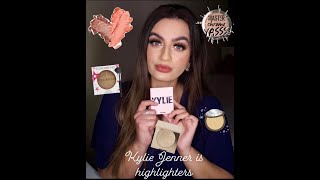 KYLIES COSMETICS HIGHLIGHTS & BLUSHES REVIEW/FIRST IMPRESSION