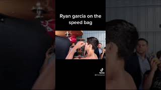 RYAN GARCIA ON SPEED BAG