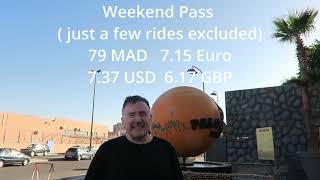 Morocco Travel Vlog Fun Park Nov 2022 Paloozo  Land Marrakech