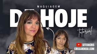 MAQUIAGEM DE HOJE: VERDE COM BT VELVET E SUPER FÁCIL (MENOS DE 3 MIN) #maquiagemsitedacris004