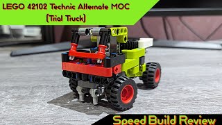 LEGO 42102 Technic Alternate MOC (Trial Truck) - LEGO MOC Speed Build Review