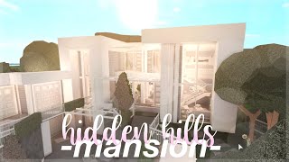 BLOXBURG | Hidden Hills Mansion | House Build