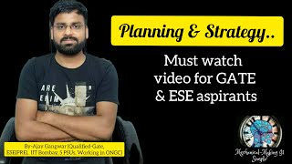 Strategy & Planning/Study Plan/Must watch for Beginners/GATE & ESE/Mechnical-MakingitSimple