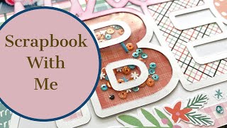 Adding Fun Details And A Shaker Element To A Cut File| Easy Scrapbooking Tutorial| A Cherry On Top