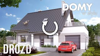 Projekt domu DROZD - widok 360º