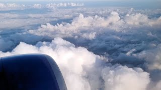 ✈️☁️ Beautiful Clouds taking off from Tampa