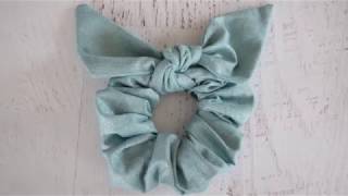 How to Make Bow Scrunchies | DIY Bow Scrunchies | Adding Bows to Scrunchies