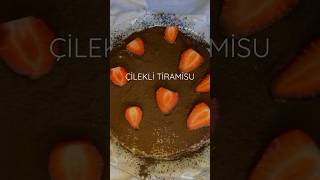 Çilekli Tiramisu tarifi #çileklitiramisu #tiramisu #tatlıtarifleri #tiramisucake #pastatarifi