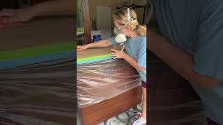 MCM Dresser Restoration #furnitureflipping #furniturerefinishing