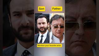 Top Indian Actors and their fathers 🥰❤️😱 #bollywood #shortvideo #trending #like #actors #shorts