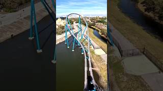 Mako Front Row POV! 🎢 #seaworld #rollercoaster #short #shorts