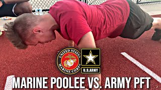 Attempting the Army Physical Fitness Test