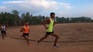 Speed workout 2 Km Repetitions, 800 meters and 1200 meters reps of Elite Running Academy Khanapur